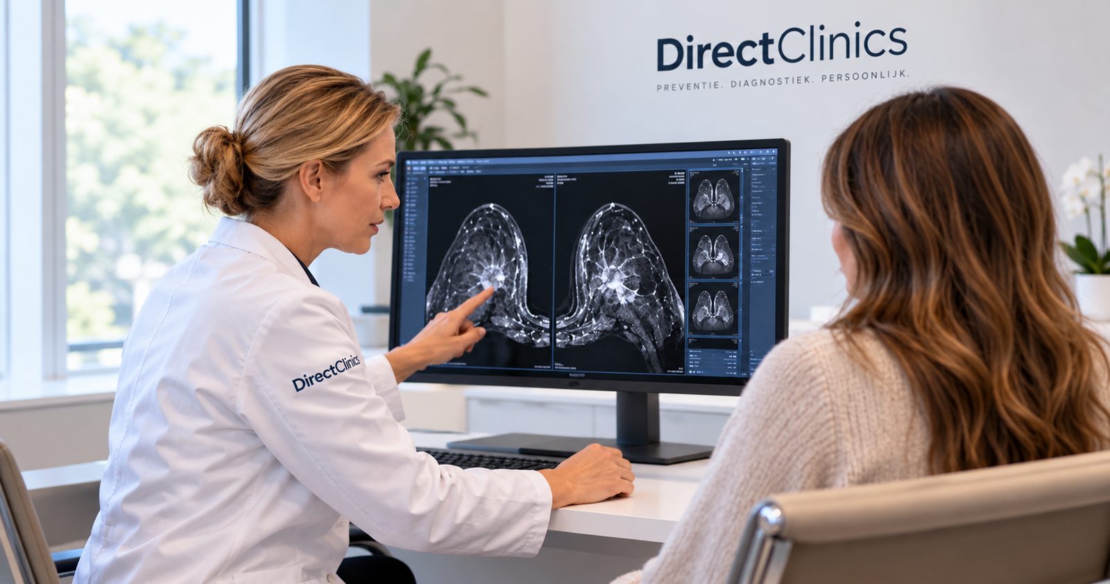 Arts van DirectClinics bespreekt de uitslag persoonlijk met een cliënt