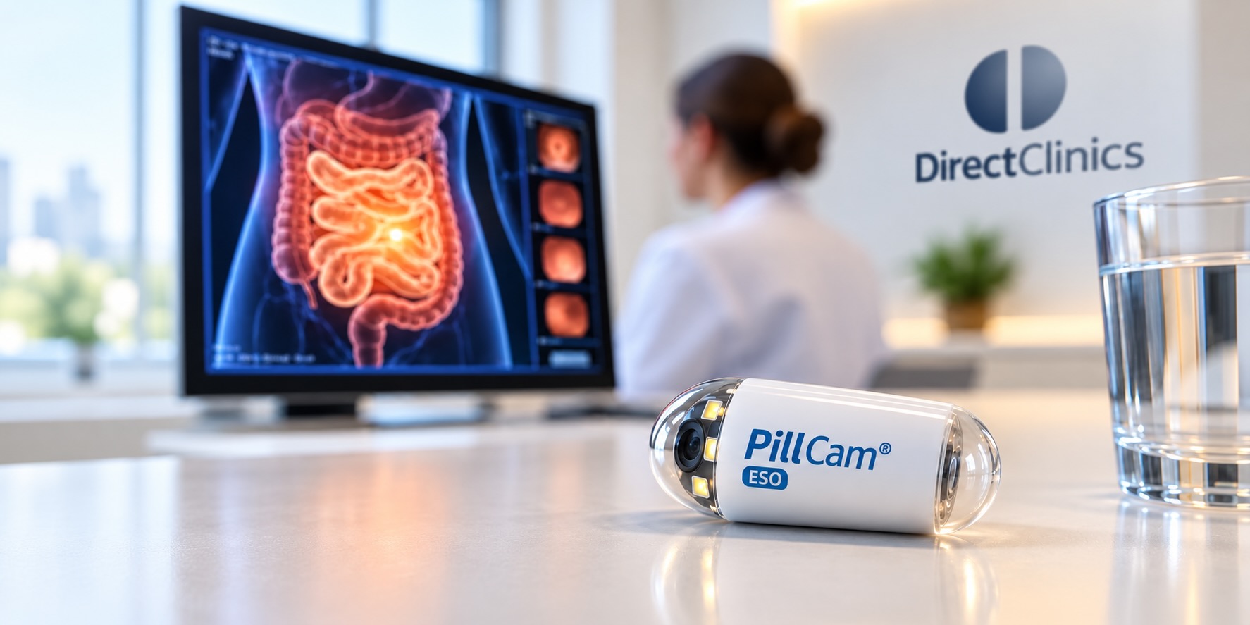 PillCam Genius SB voor capsule-onderzoek van de dunne darm bij DirectClinics